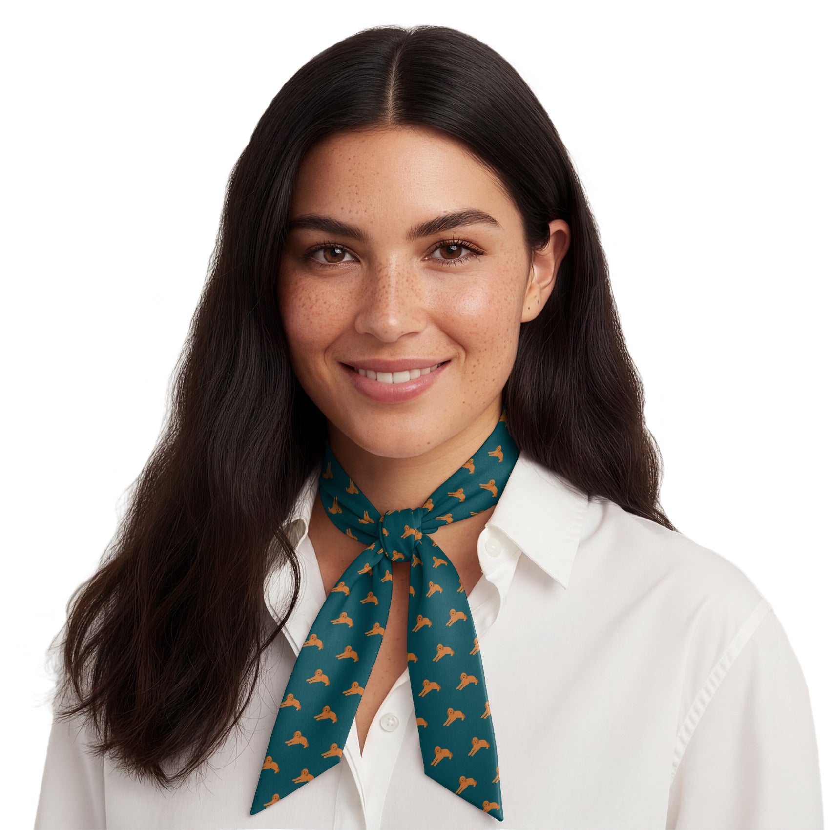 Goldendoodle Hair Scarf - Neck Scarves - Knotty Tie Co.