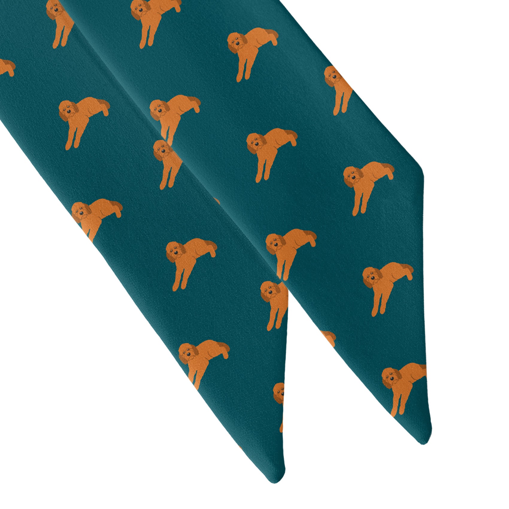 Goldendoodle Hair Scarf - Scarf Tapered Ends - Knotty Tie Co.
