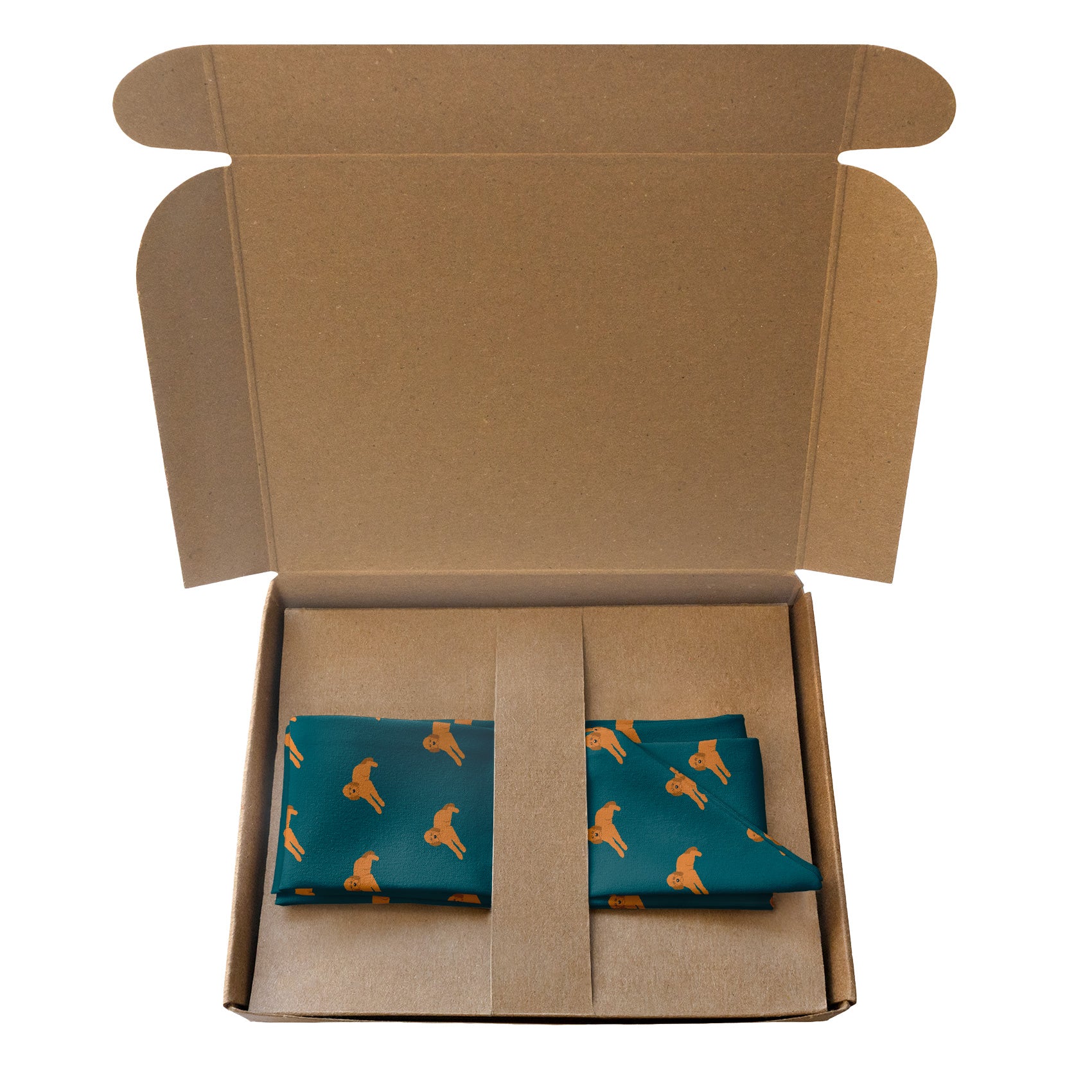 Goldendoodle Hair Scarf - Packaging - Knotty Tie Co.