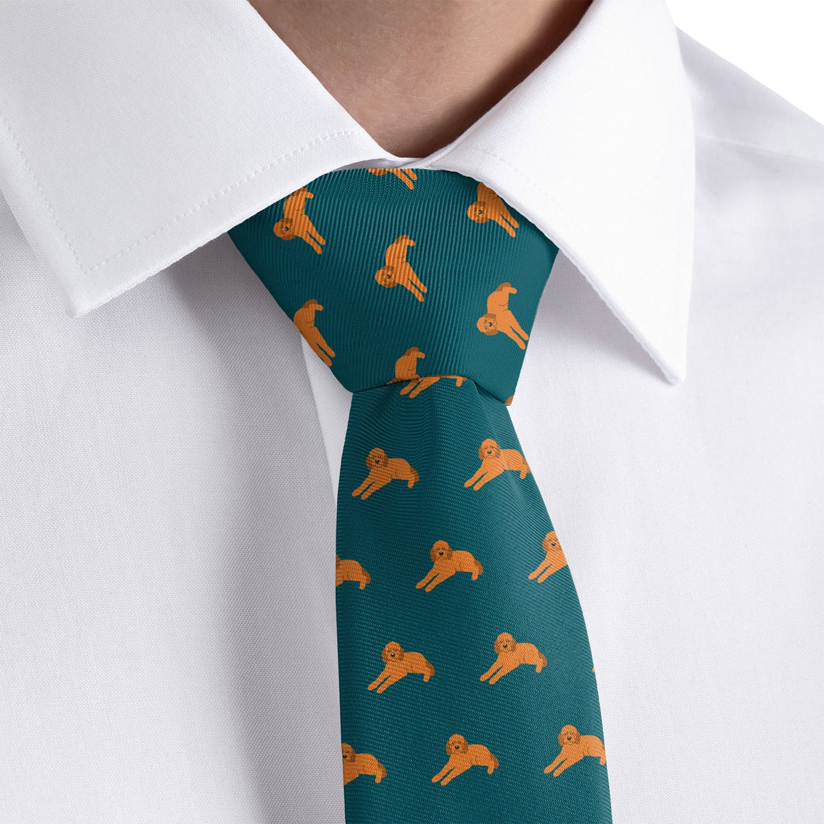 Goldendoodle Necktie - Dress Shirt - Knotty Tie Co.