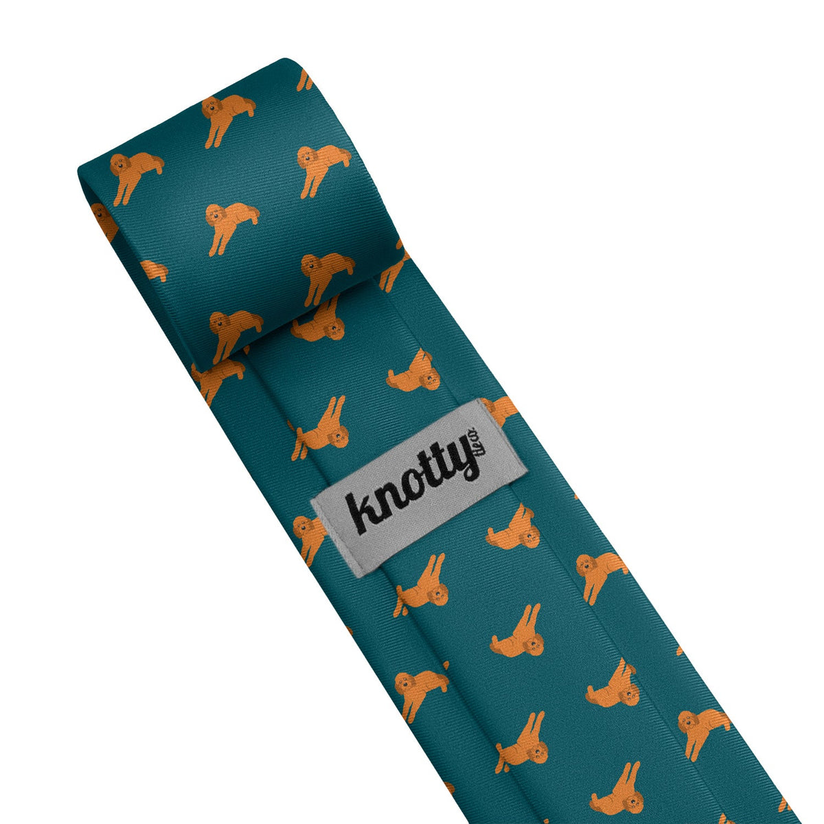 Goldendoodle Necktie - Tag - Knotty Tie Co.