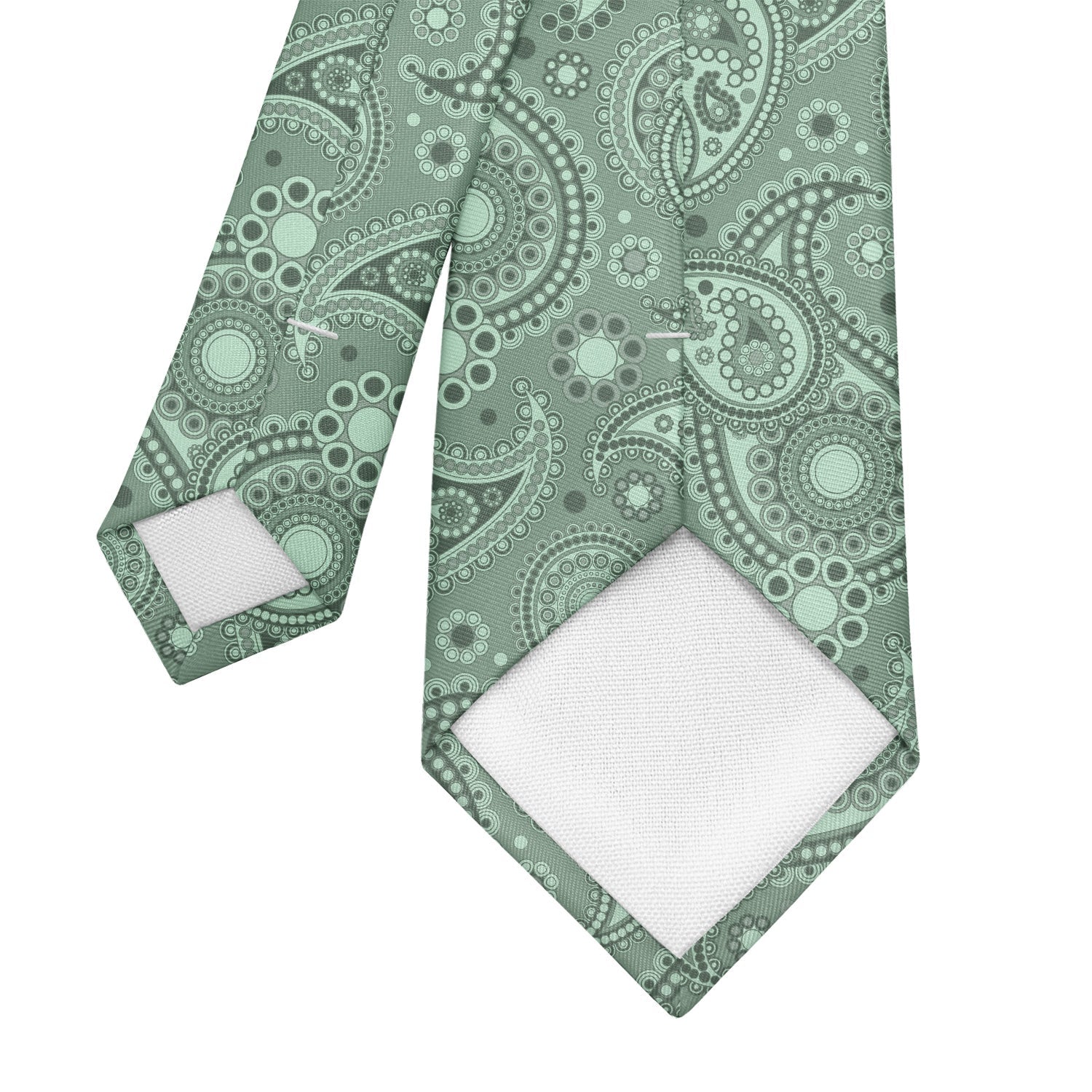 Goldie Paisley Necktie - Tipping - Knotty Tie Co.