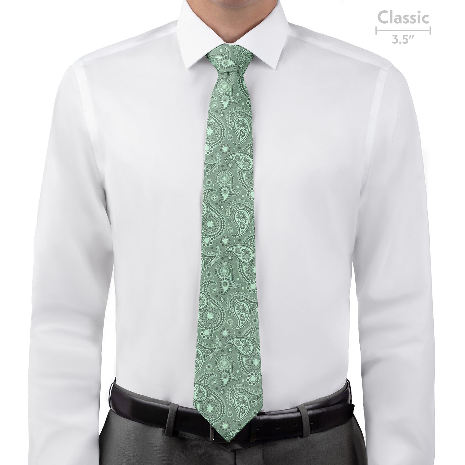 Goldie Paisley Necktie - Classic - Knotty Tie Co.