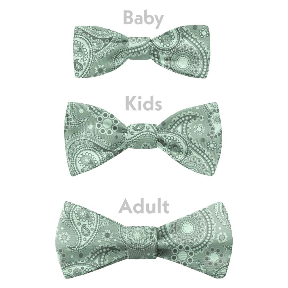 Goldie Paisley Bow Tie - Bow Sizes - Knotty Tie Co.