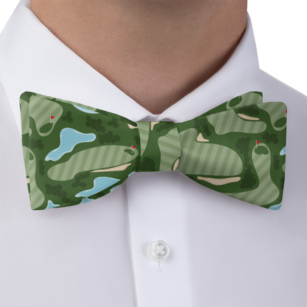 Golf Course Bow Tie - Bow Tie with Dress Shirt - Knotty Tie Co.