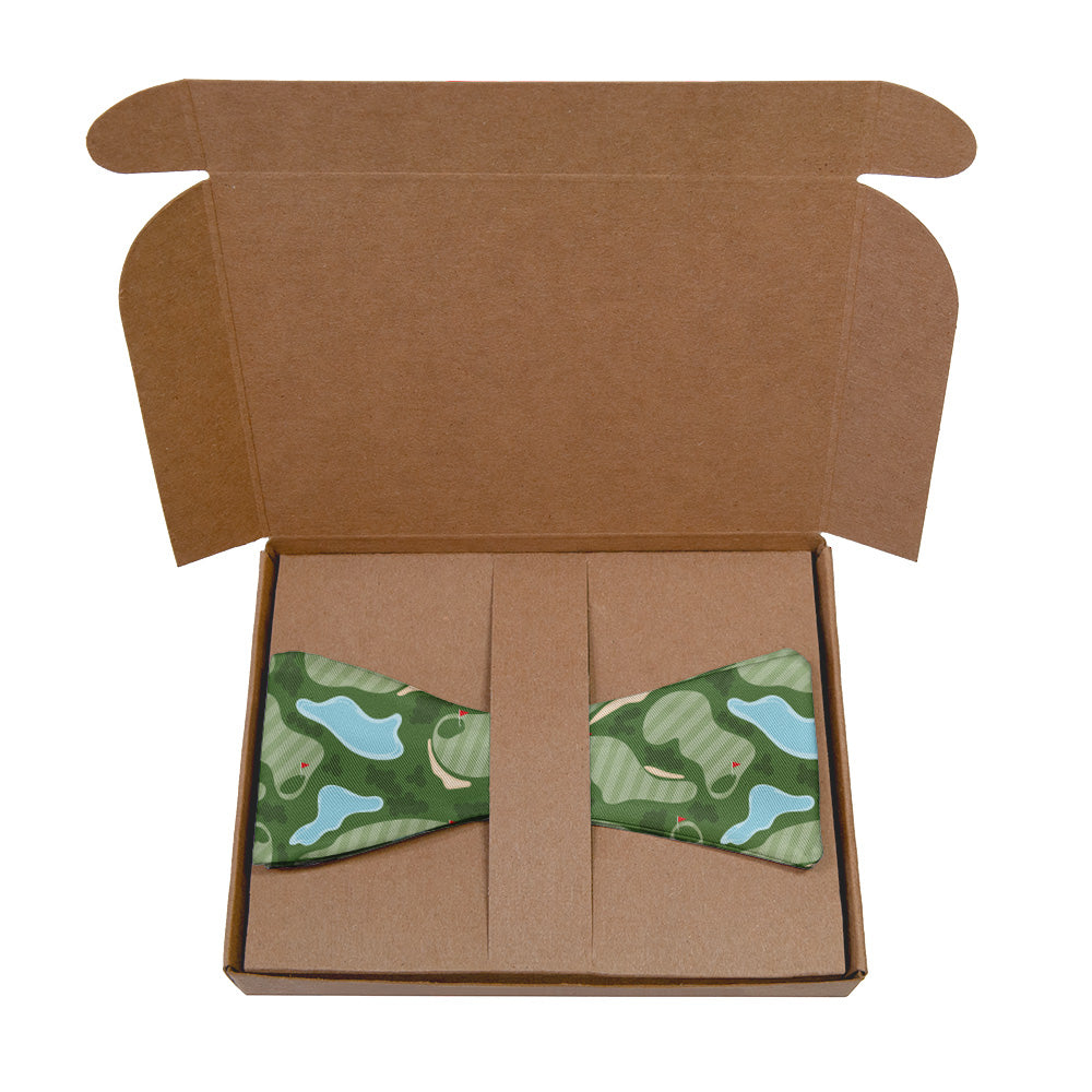 Golf Course Bow Tie - Kraft Gift Box Packaging - Knotty Tie Co.