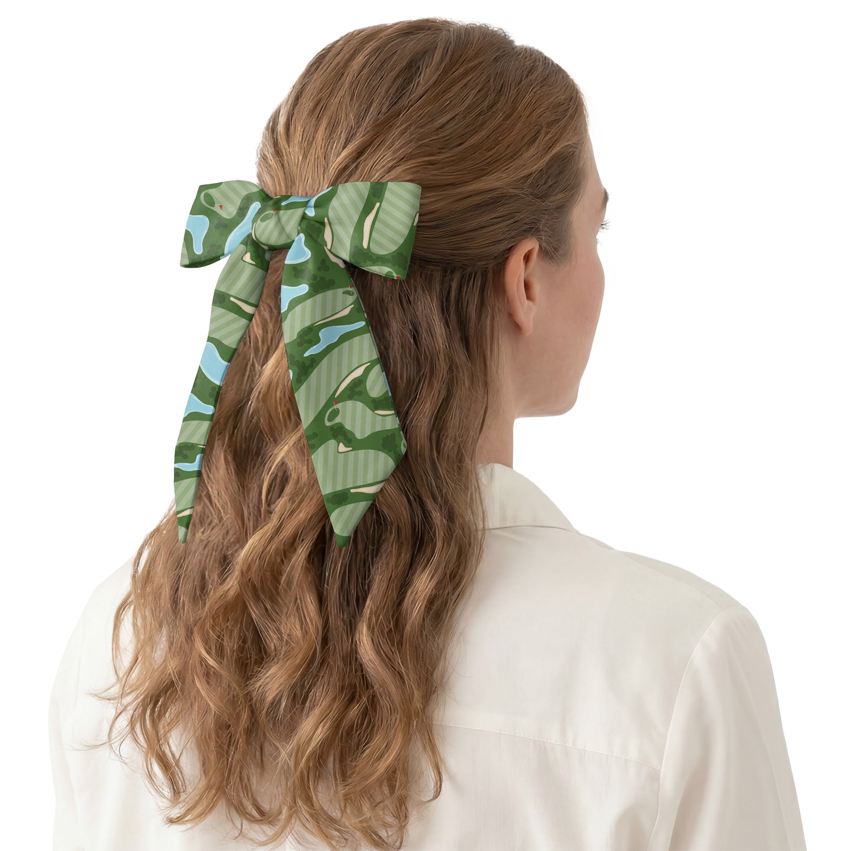 Golf Course Hair Scarf - Hair Scarf - Knotty Tie Co.