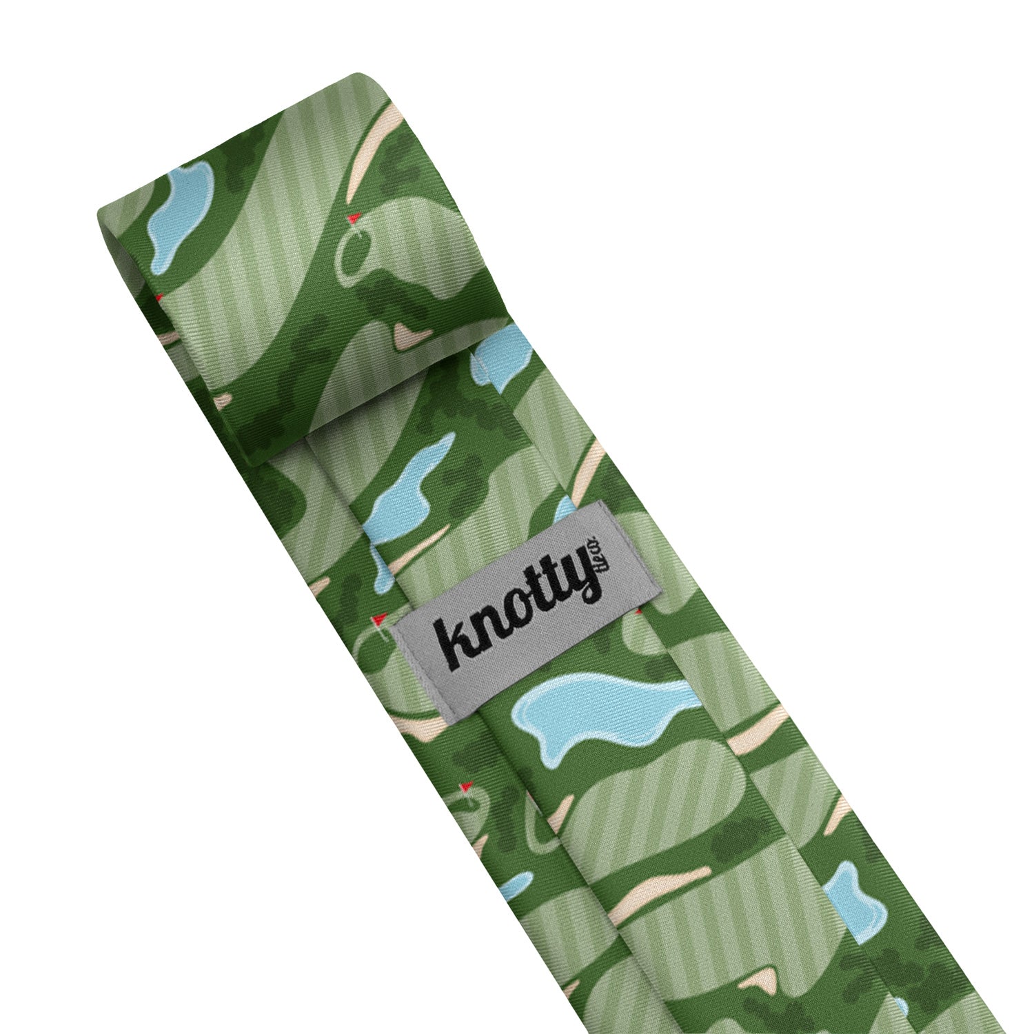 Golf Course Necktie - Tag - Knotty Tie Co.