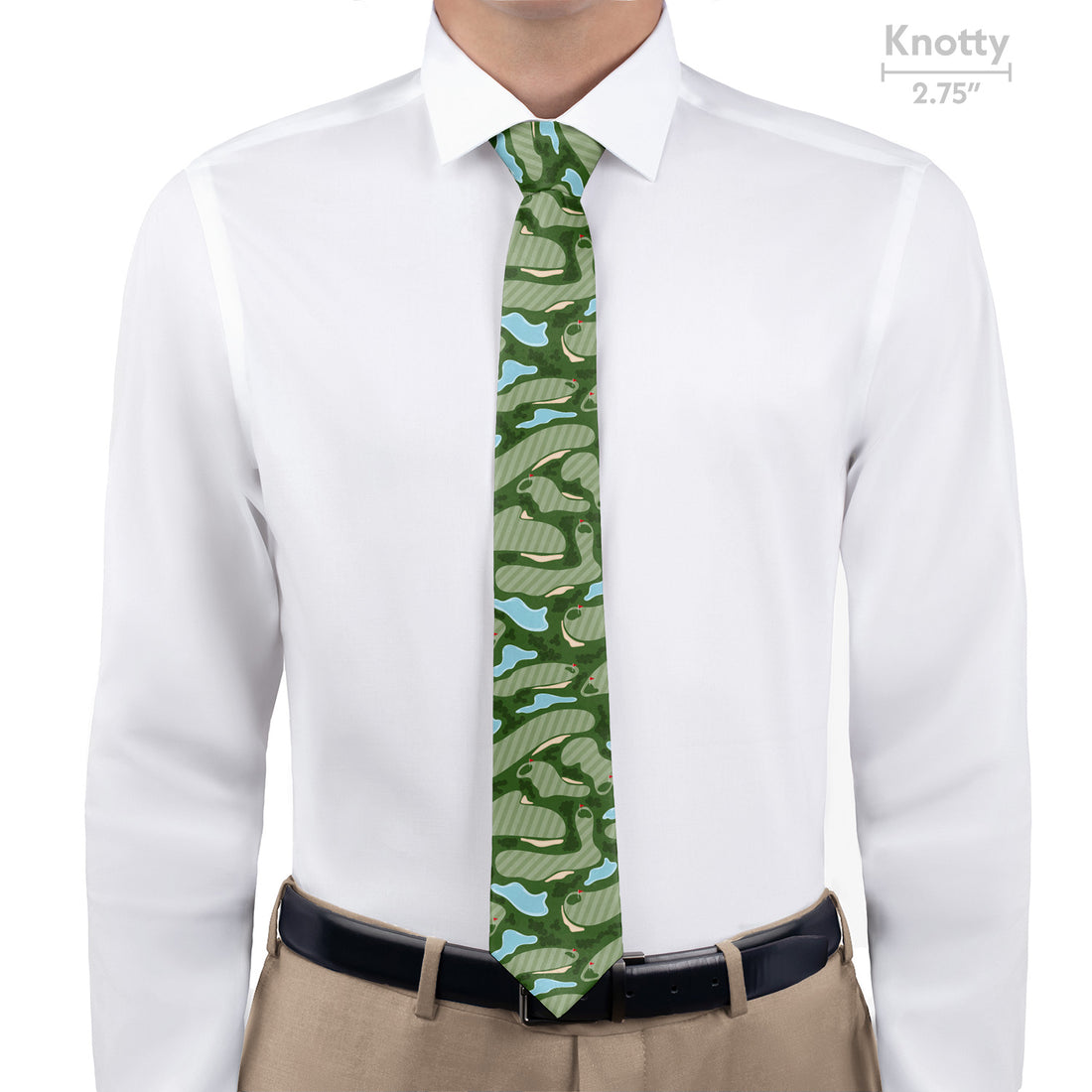 Golf Course Necktie - Knotty - Knotty Tie Co.