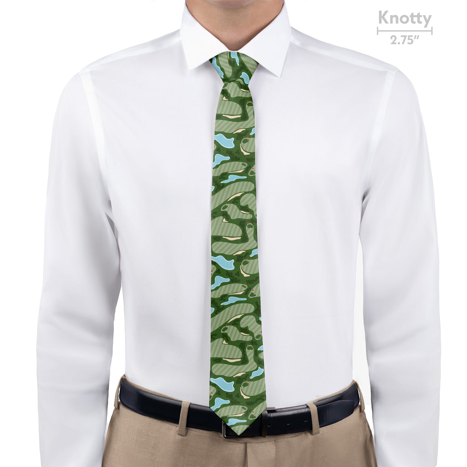 Golf Course Necktie - Knotty - Knotty Tie Co.