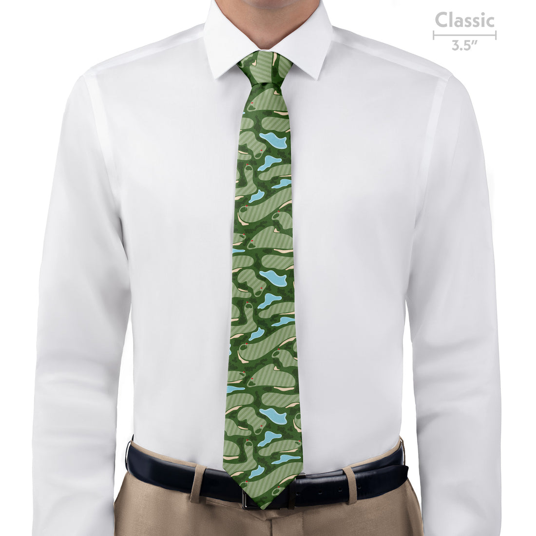 Golf Course Necktie - Classic  - Knotty Tie Co.