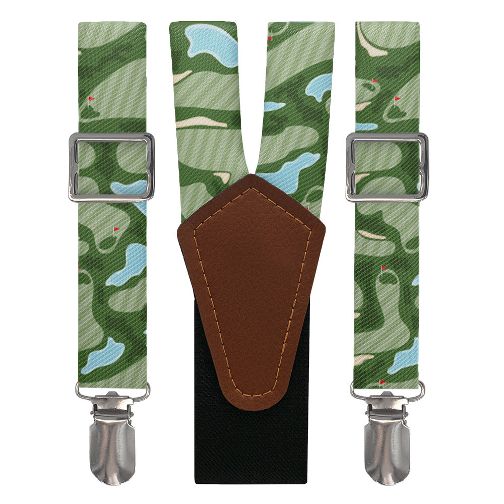 Golf Course Suspenders - Main View - Knotty Tie Co.