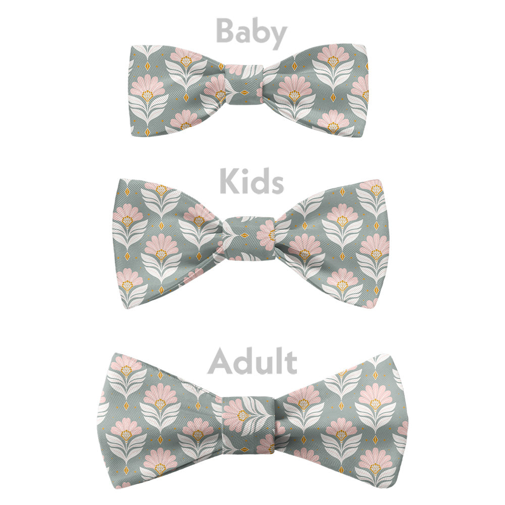 Grand Deco Floral Bow Tie - Bow Sizes - Knotty Tie Co.