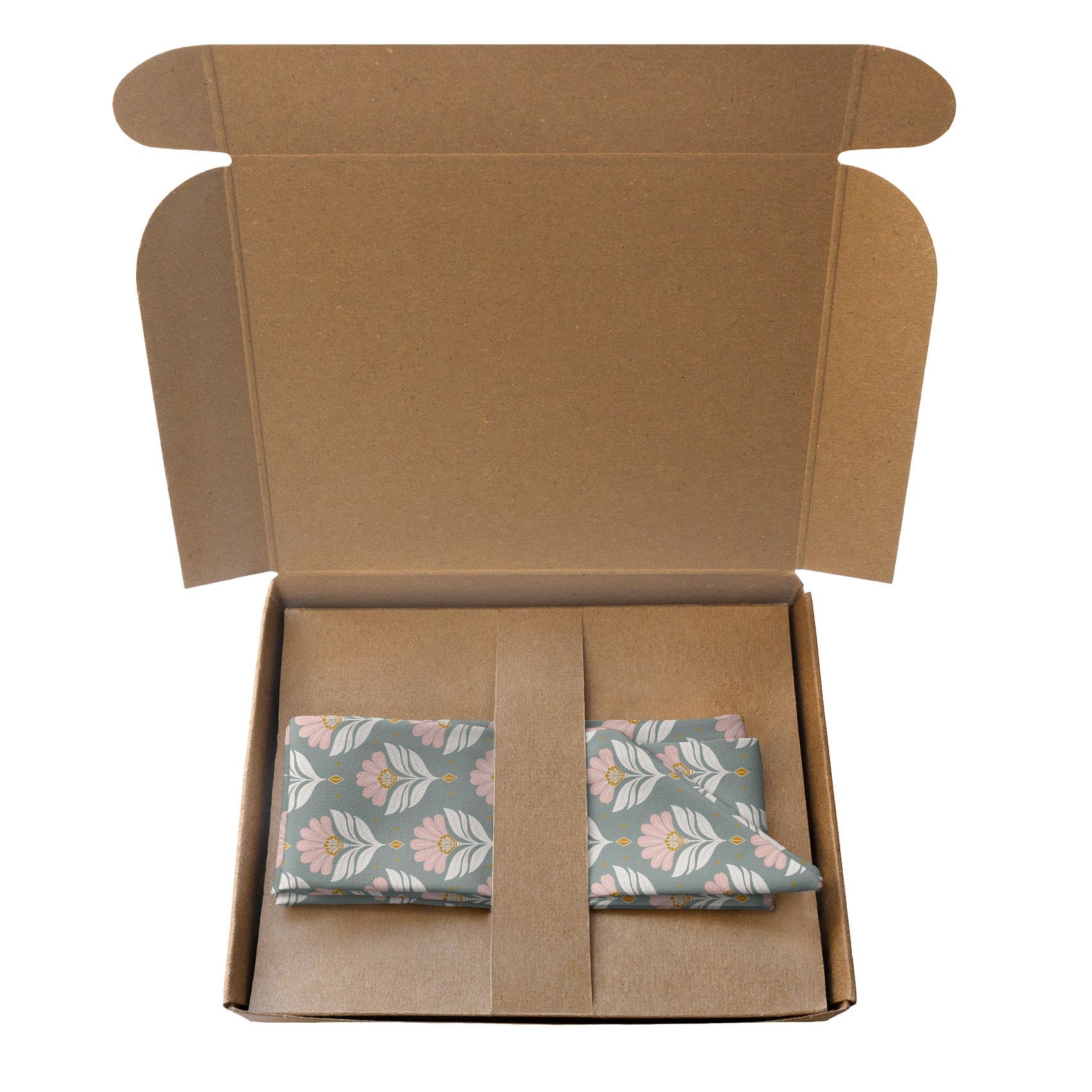 Grand Deco Floral Hair Scarf - Packaging - Knotty Tie Co.