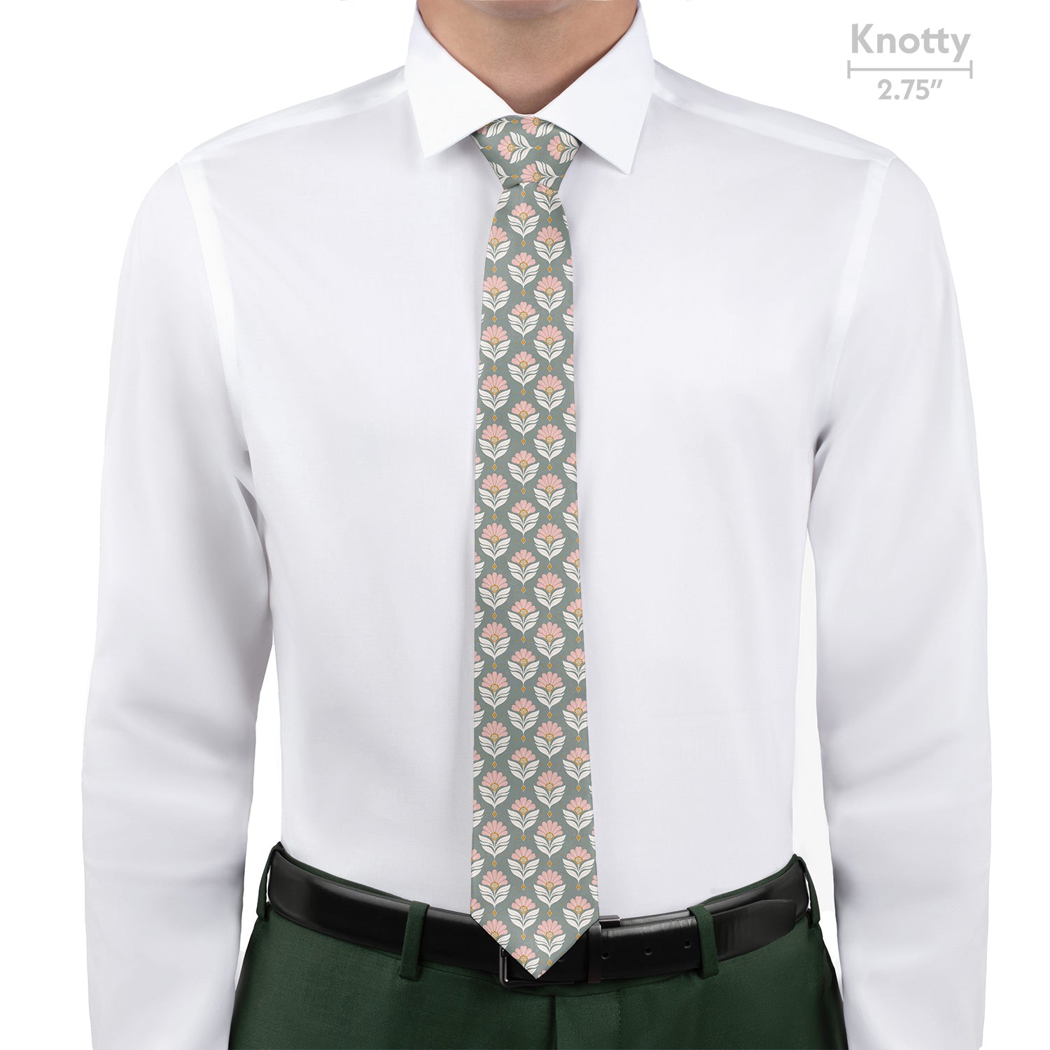 Grand Deco Floral Necktie - Knotty - Knotty Tie Co.