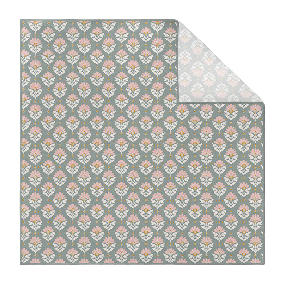 Grand Deco Floral Pocket Square - Printed - Knotty Tie Co.