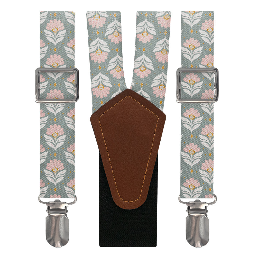 Grand Deco Floral Suspenders - Main View - Knotty Tie Co.