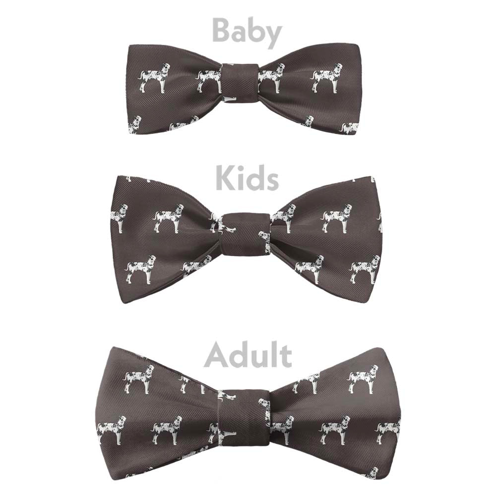 Great Dane Bow Tie - Bow Sizes - Knotty Tie Co.