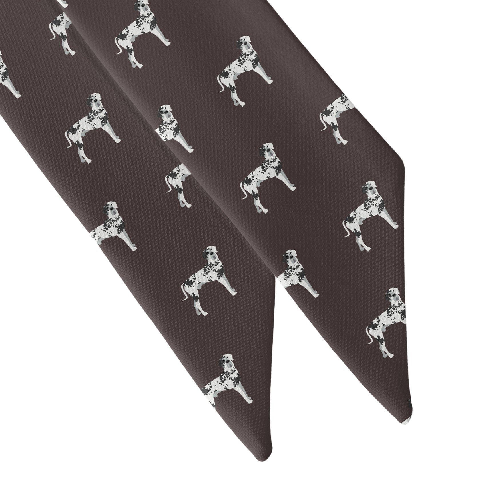 Great Dane Hair Scarf - Scarf Tapered Ends - Knotty Tie Co.