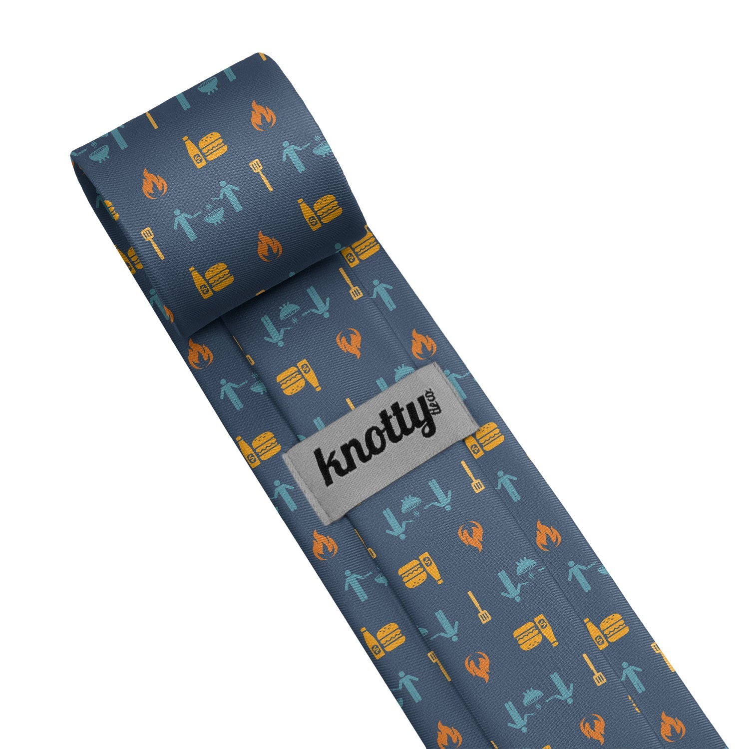 Grilling With Friends Necktie - Tag - Knotty Tie Co.