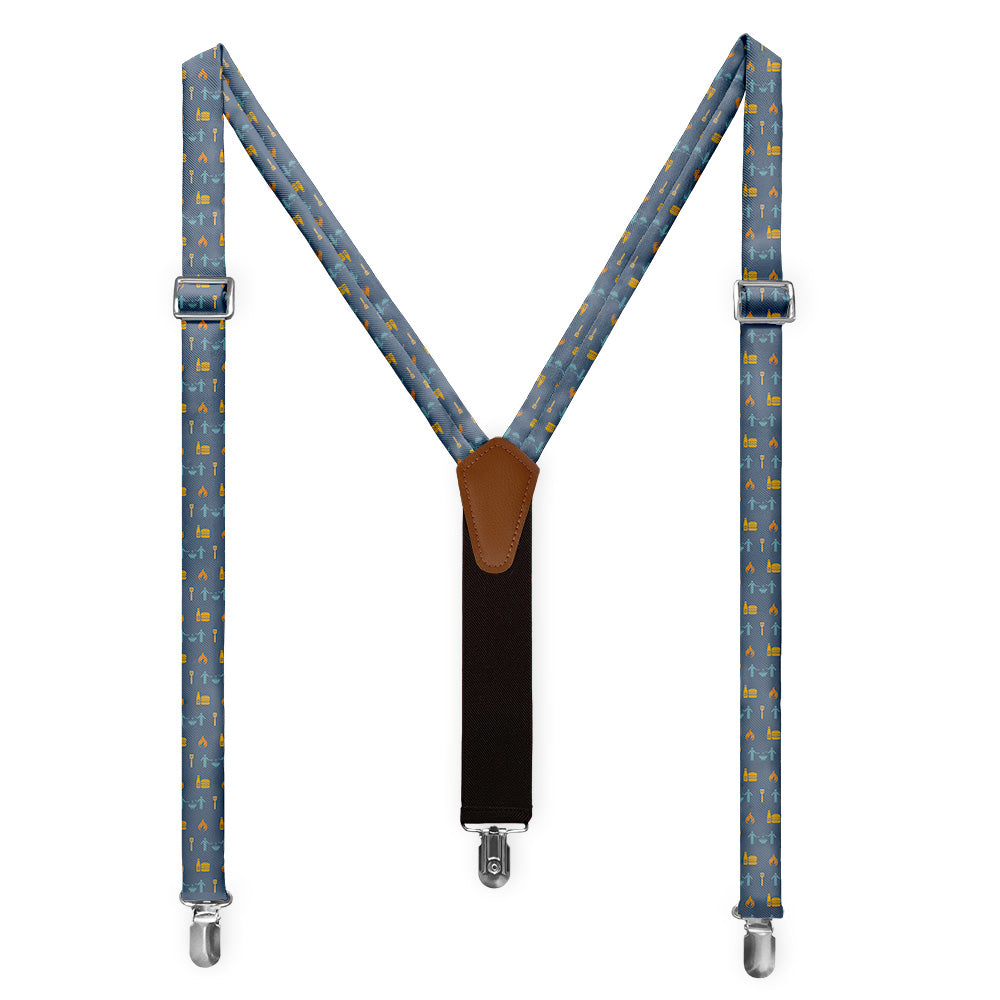 Grilling With Friends Suspenders - Full Front View - Knotty Tie Co.