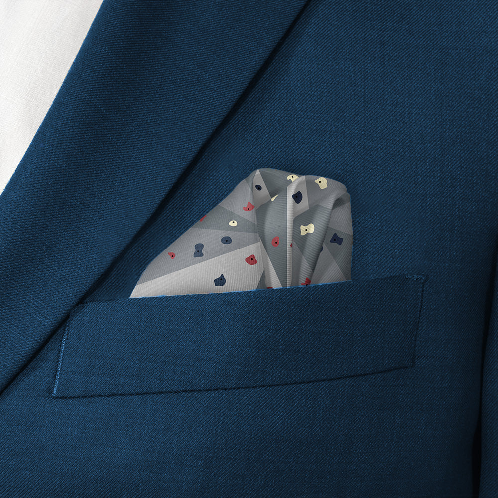 Grip Pocket Square - Wave Fold - Knotty Tie Co.