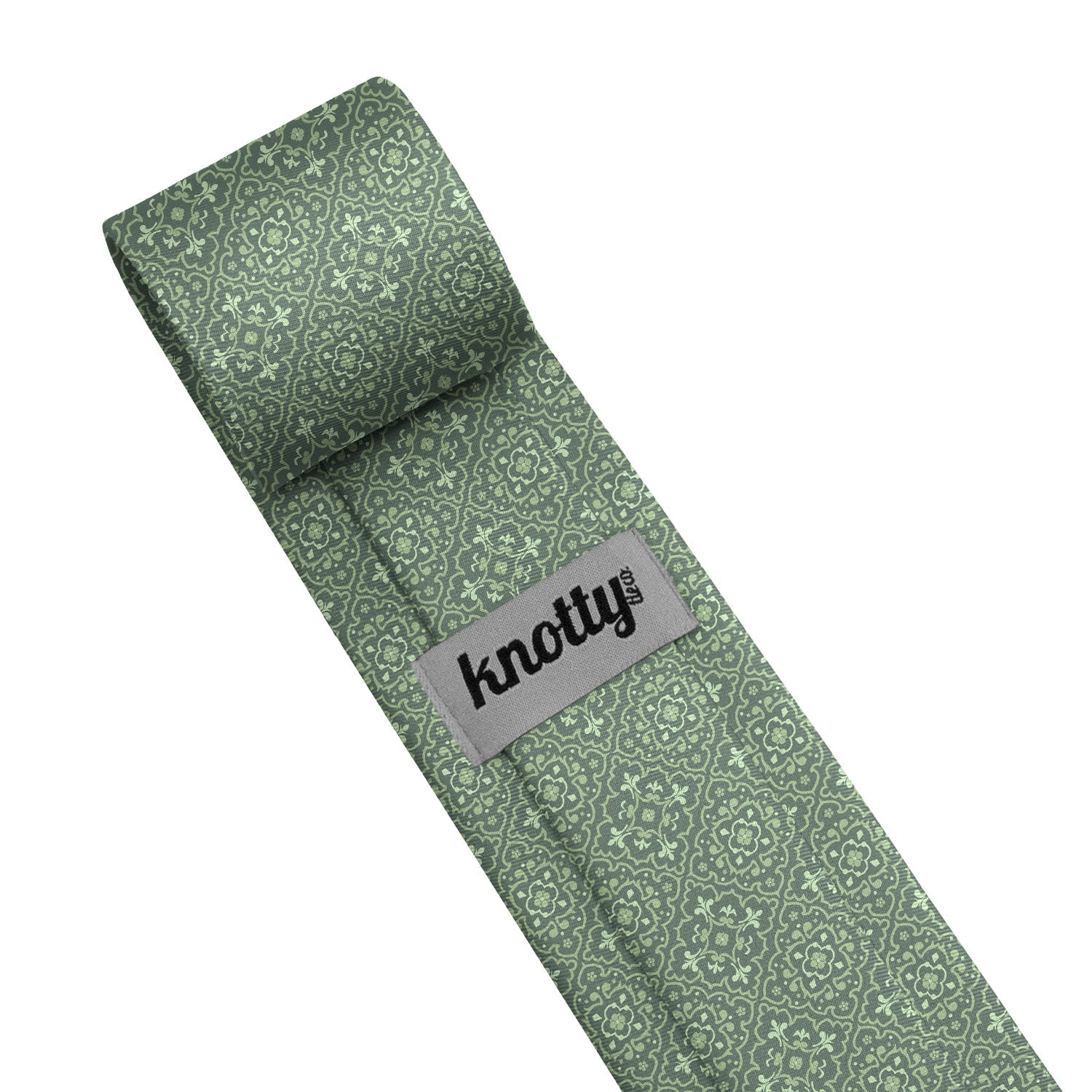 Guilded Medallion Necktie - Tag - Knotty Tie Co.