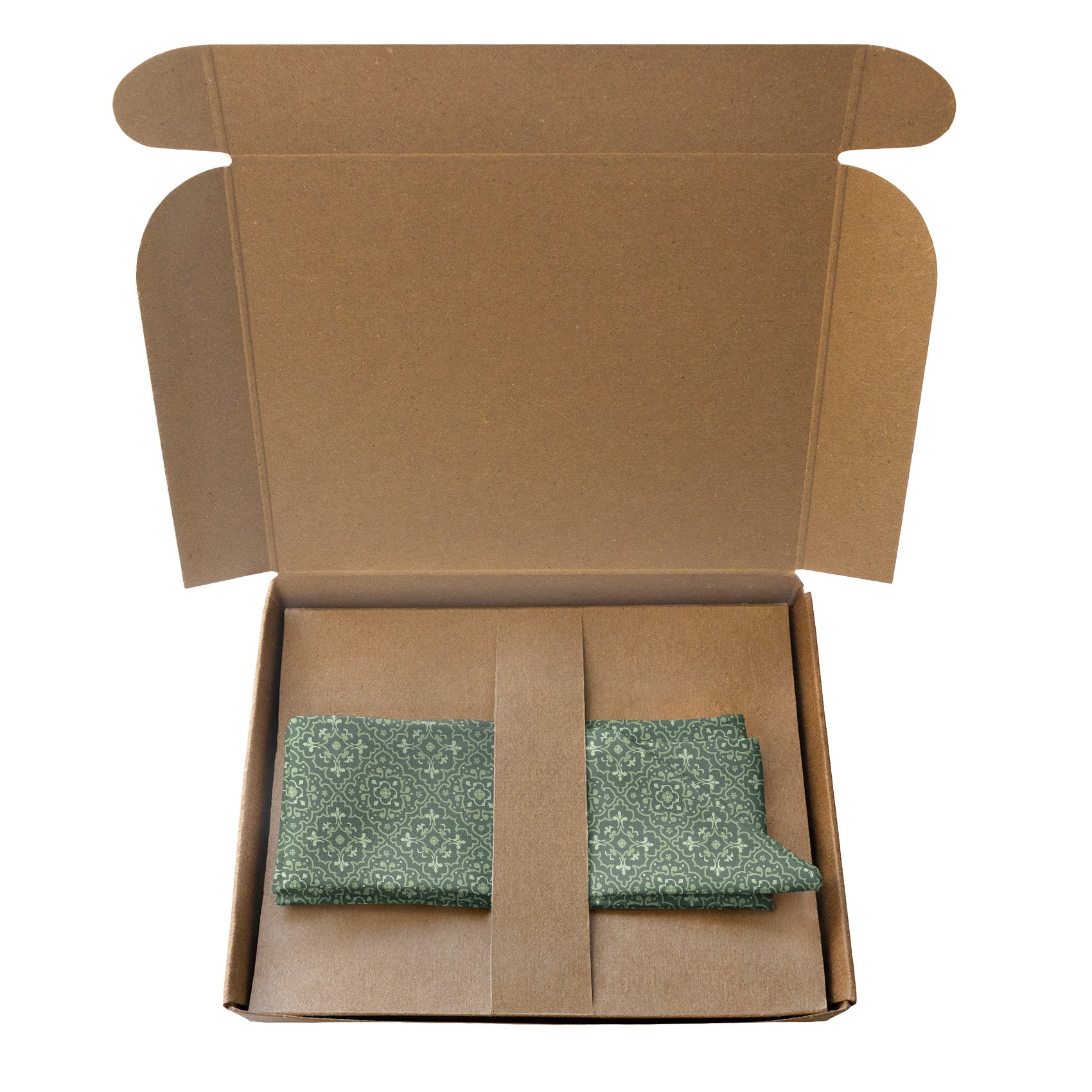 Guilded Medallion Hair Scarf - Packaging - Knotty Tie Co.