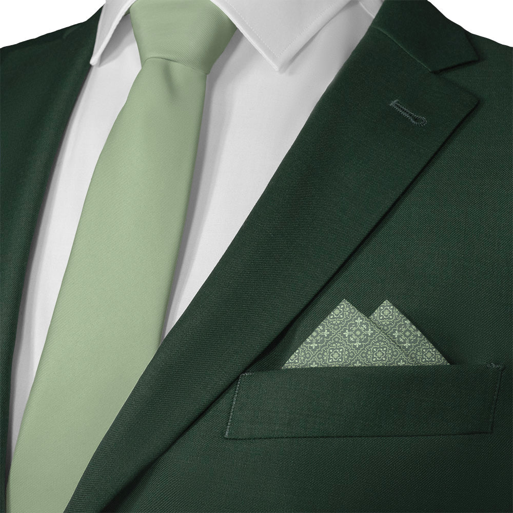 Guilded Medallion Pocket Square - Matching Necktie- Knotty Tie Co.