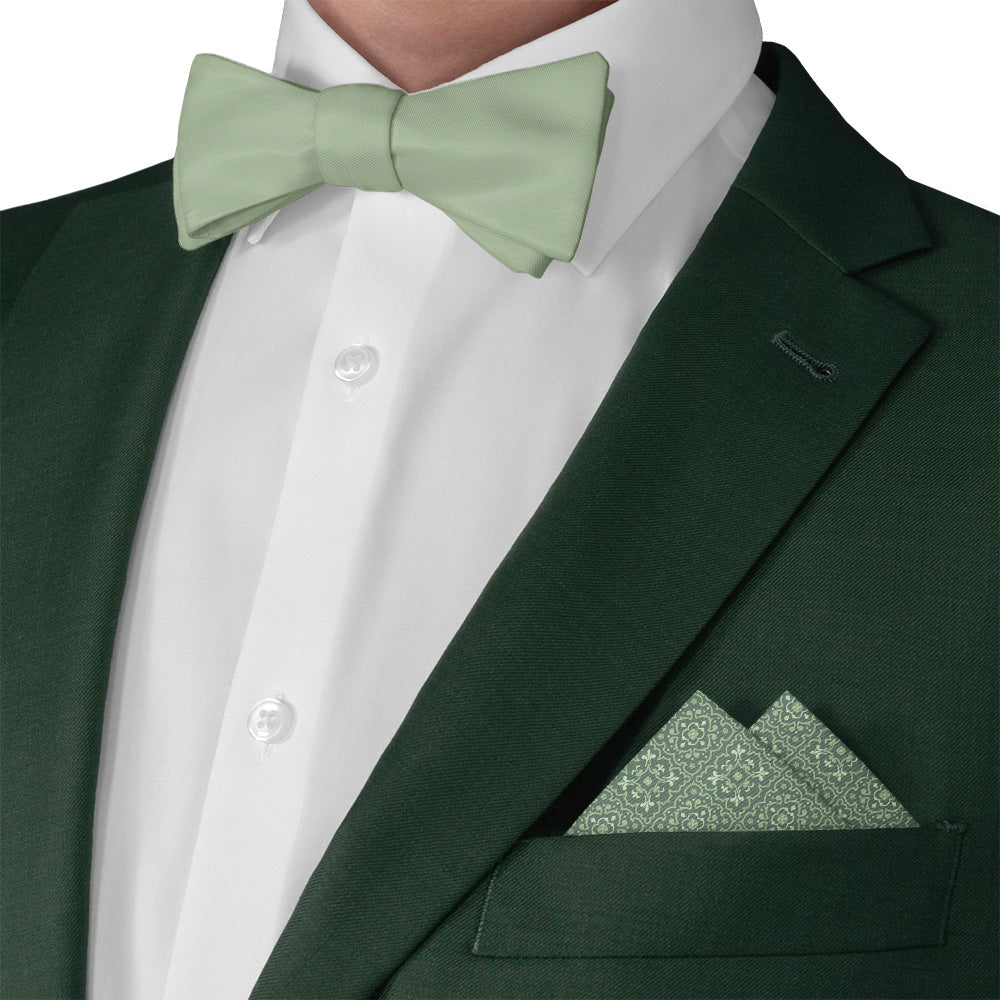 Guilded Medallion Pocket Square - Matching Bow Tie - Knotty Tie Co.