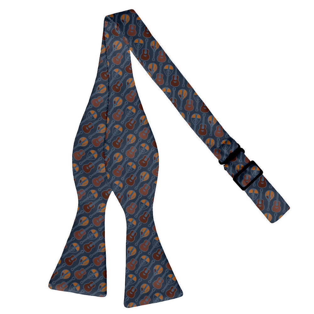 Guitars Bow Tie - Self Tie Flat - Knotty Tie Co.