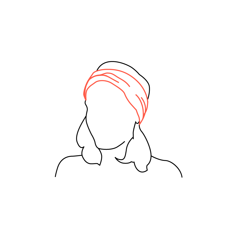 Wear your Neck Gaiter to hold your hair back