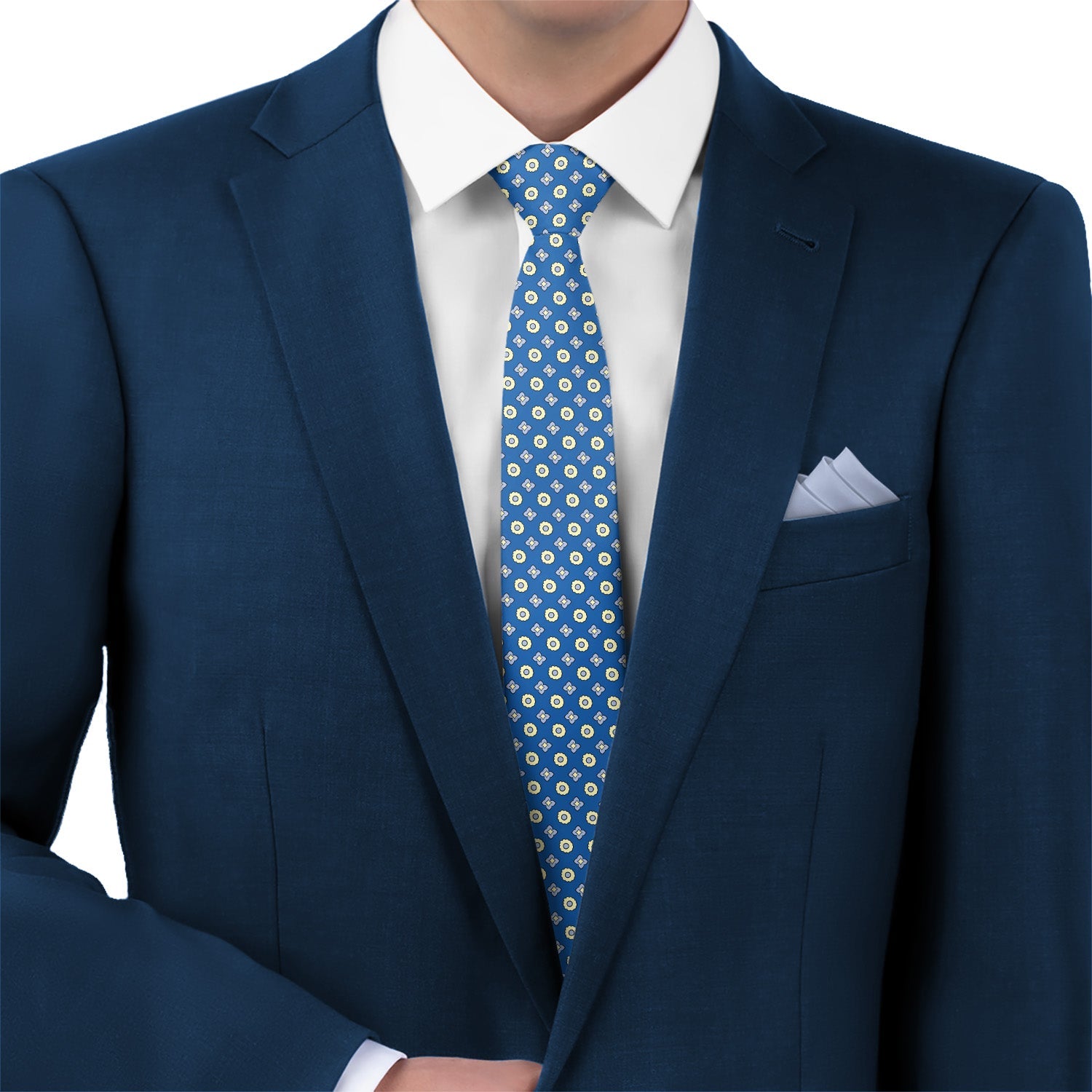 Hamling Necktie - Matching Pocket Square - Knotty Tie Co.