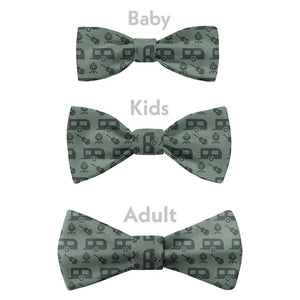 Happy Camper Bow Tie - Bow Sizes - Knotty Tie Co.