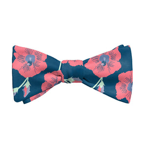 Happy Hibiscus Bow Tie - Adult Standard Self-Tie 14-18" -  - Knotty Tie Co.