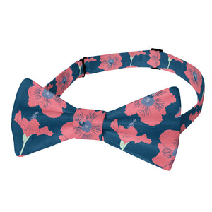 Happy Hibiscus Bow Tie - Adult Pre-Tied 12-22" -  - Knotty Tie Co.
