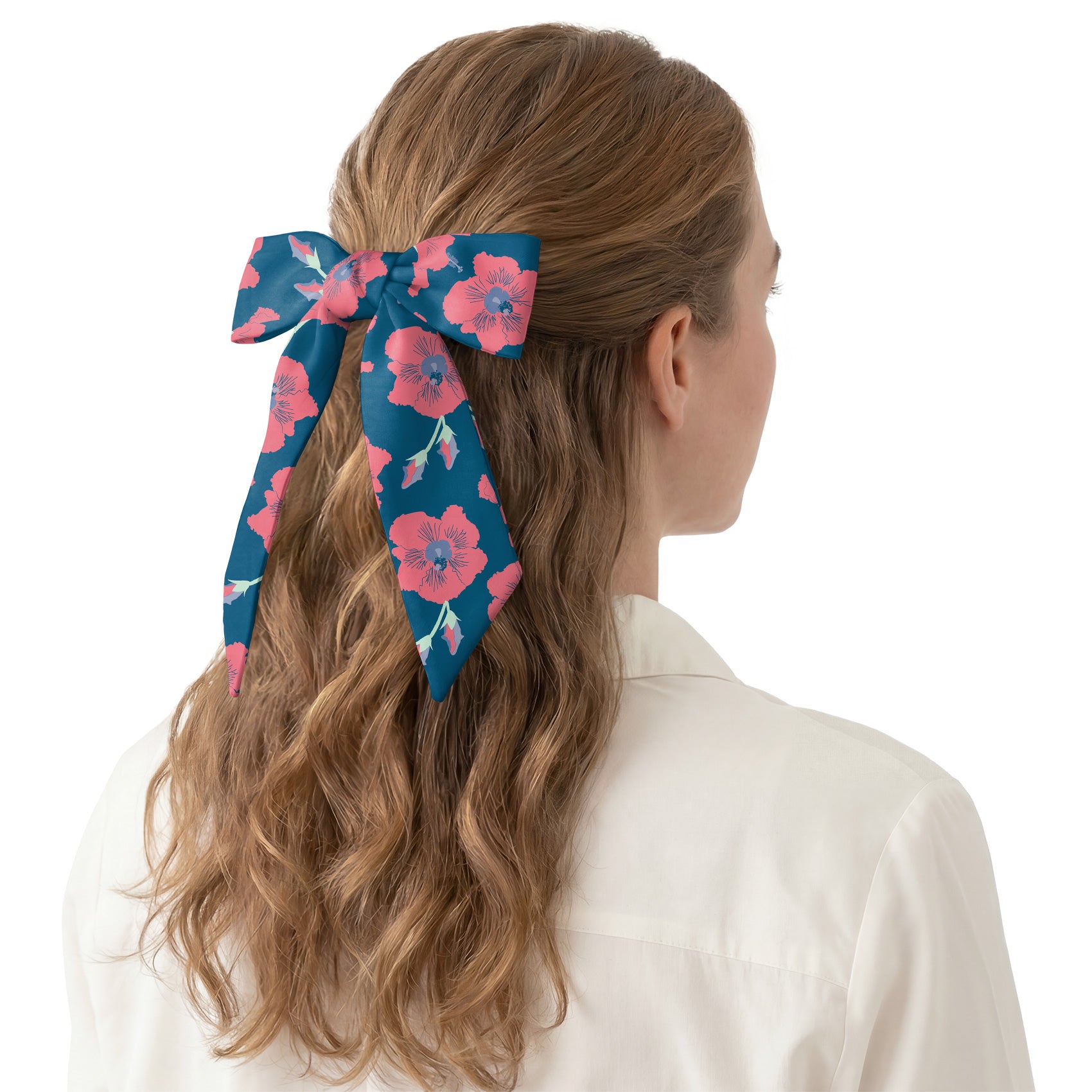 Happy Hibiscus Hair Scarf - Hair Scarf - Knotty Tie Co.