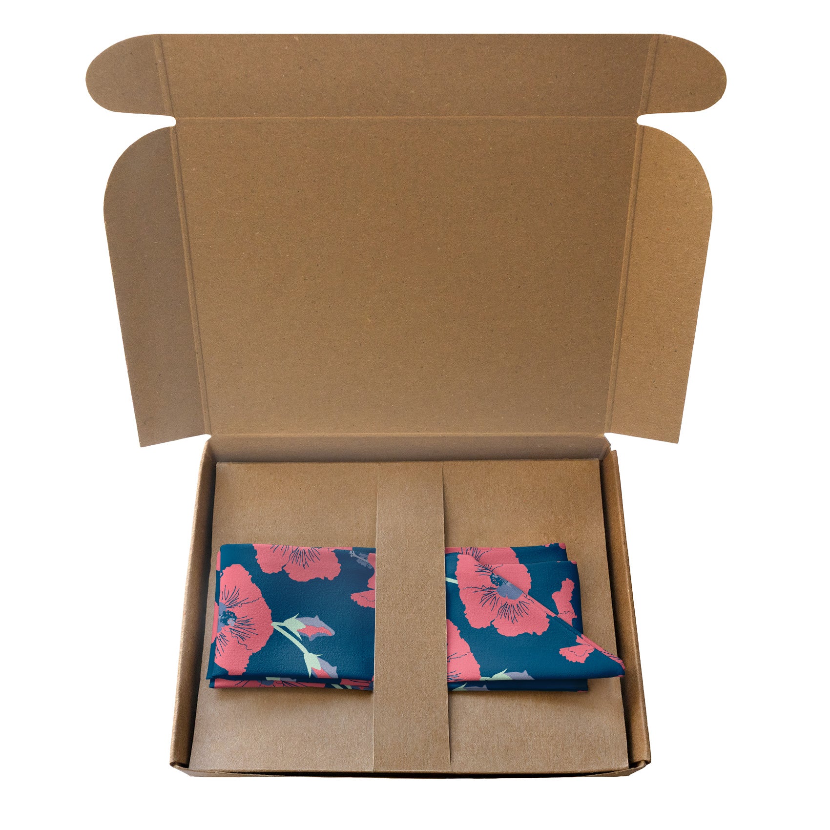Happy Hibiscus Hair Scarf - Packaging - Knotty Tie Co.