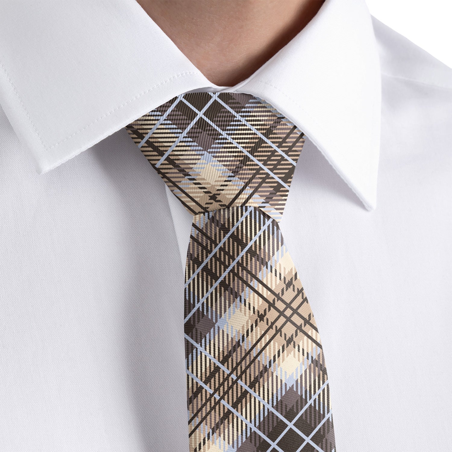 Hartman Plaid Necktie - Dress Shirt - Knotty Tie Co.