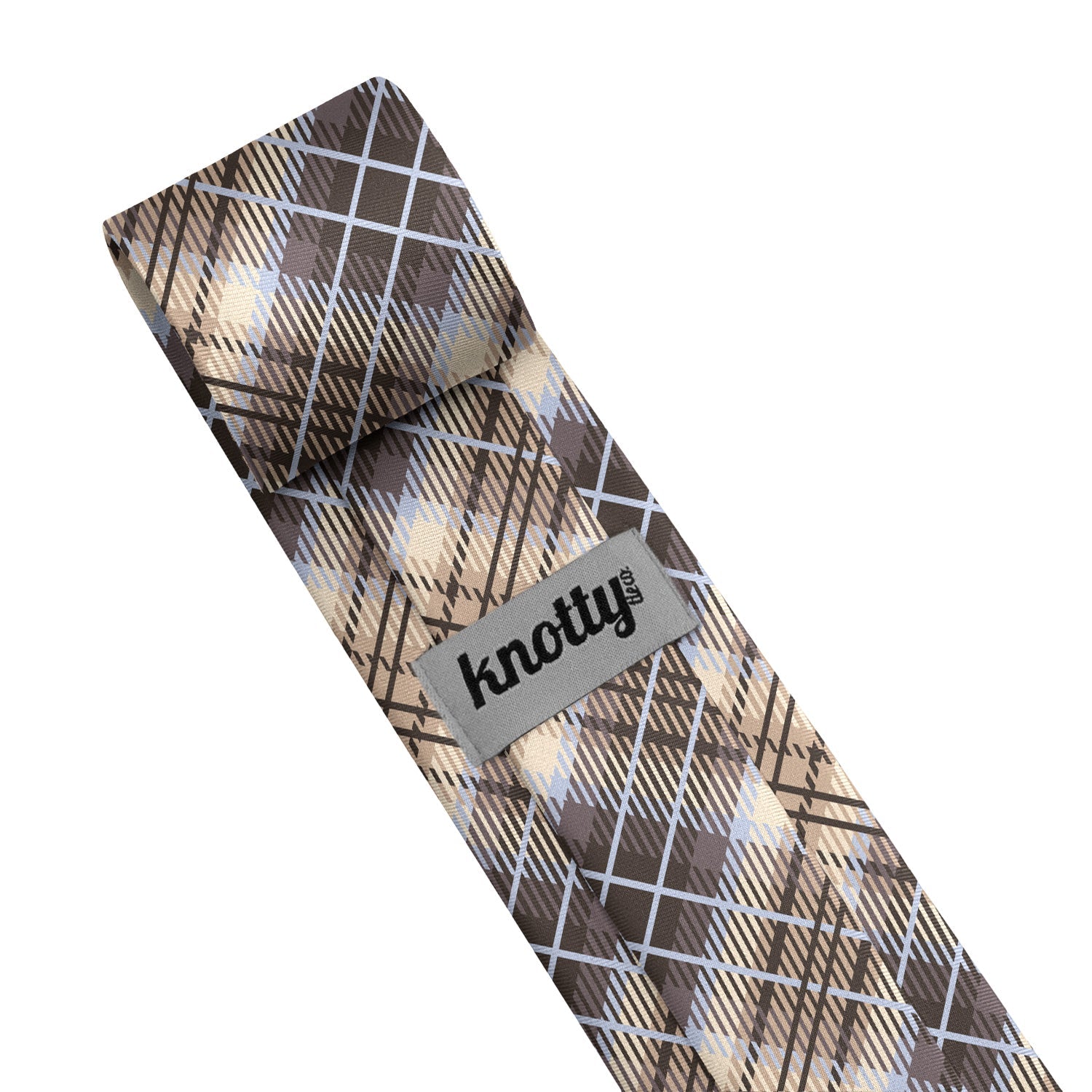 Hartman Plaid Necktie - Tag - Knotty Tie Co.