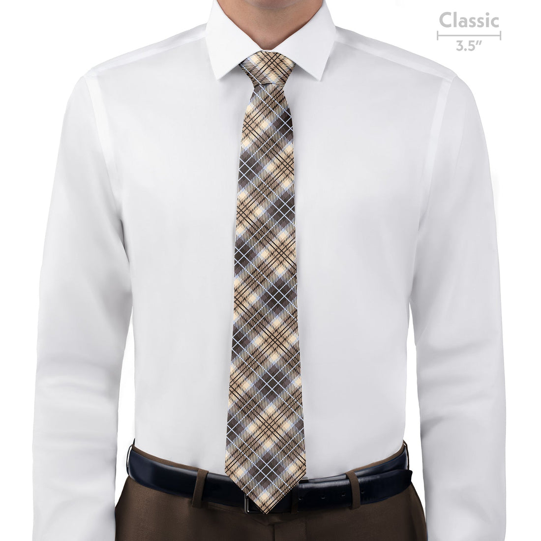 Hartman Plaid Necktie - Classic - Knotty Tie Co.
