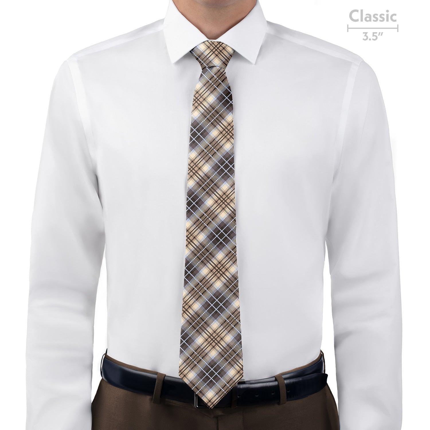 Hartman Plaid Necktie - Classic - Knotty Tie Co.