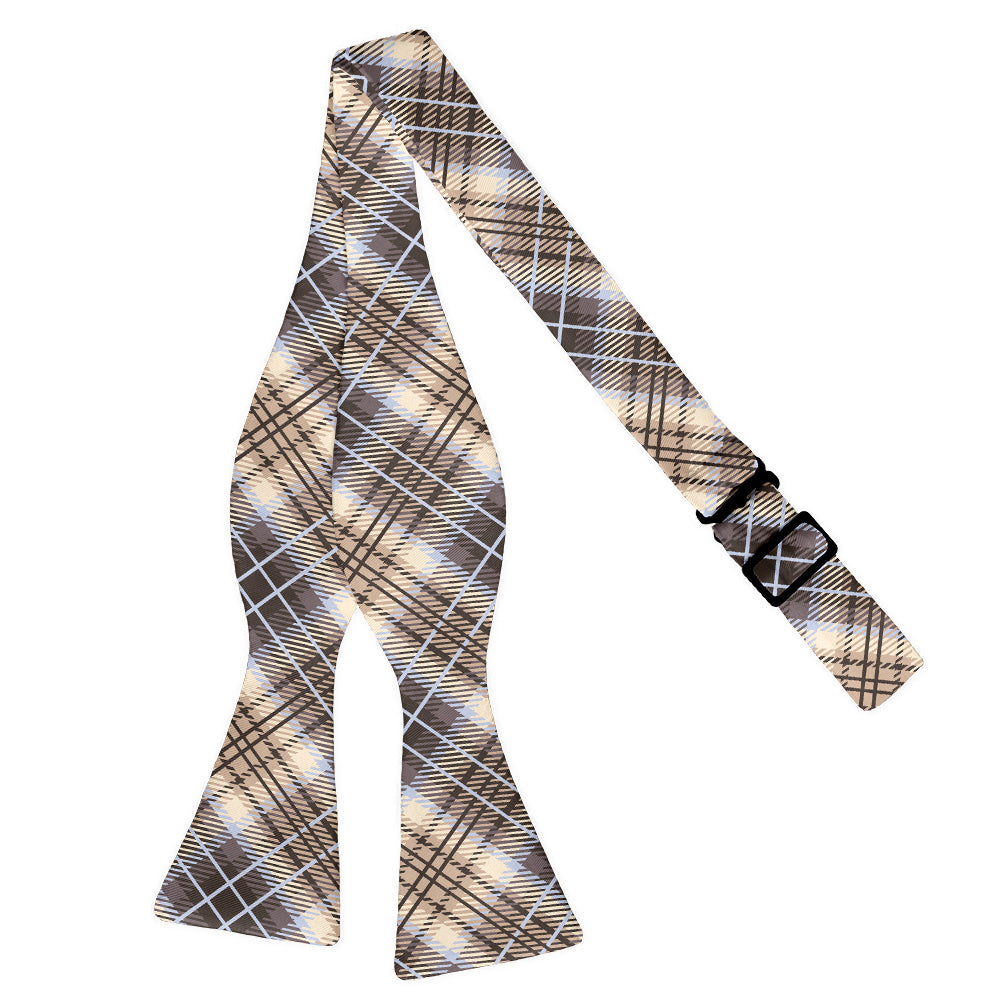 Hartman Plaid Bow Tie - Self Tie Flat - Knotty Tie Co.