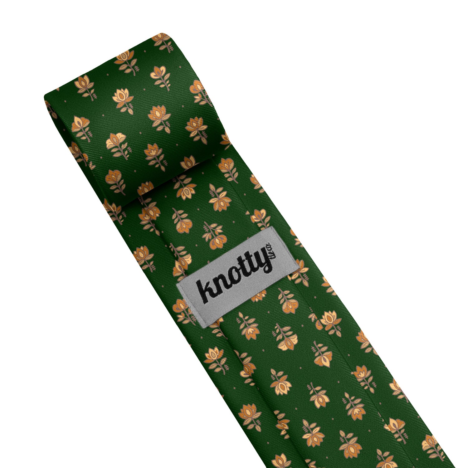Harvest Bloom Necktie - Tag - Knotty Tie Co.