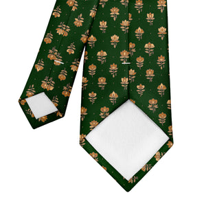 Harvest Bloom Necktie - Tipping - Knotty Tie Co.