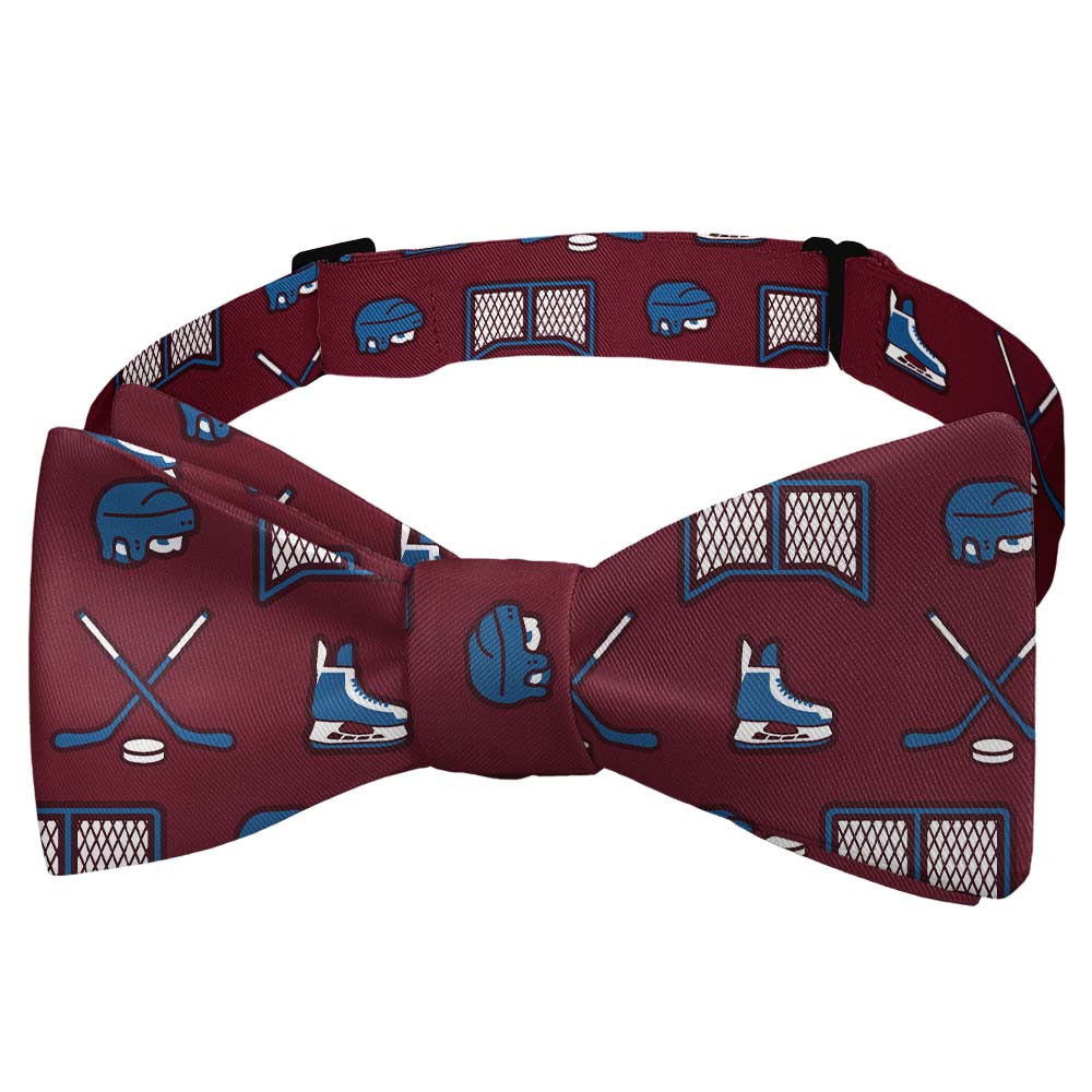 Hat Trick Hockey Bow Tie - Self Tie Bow Tie - Knotty Tie Co.