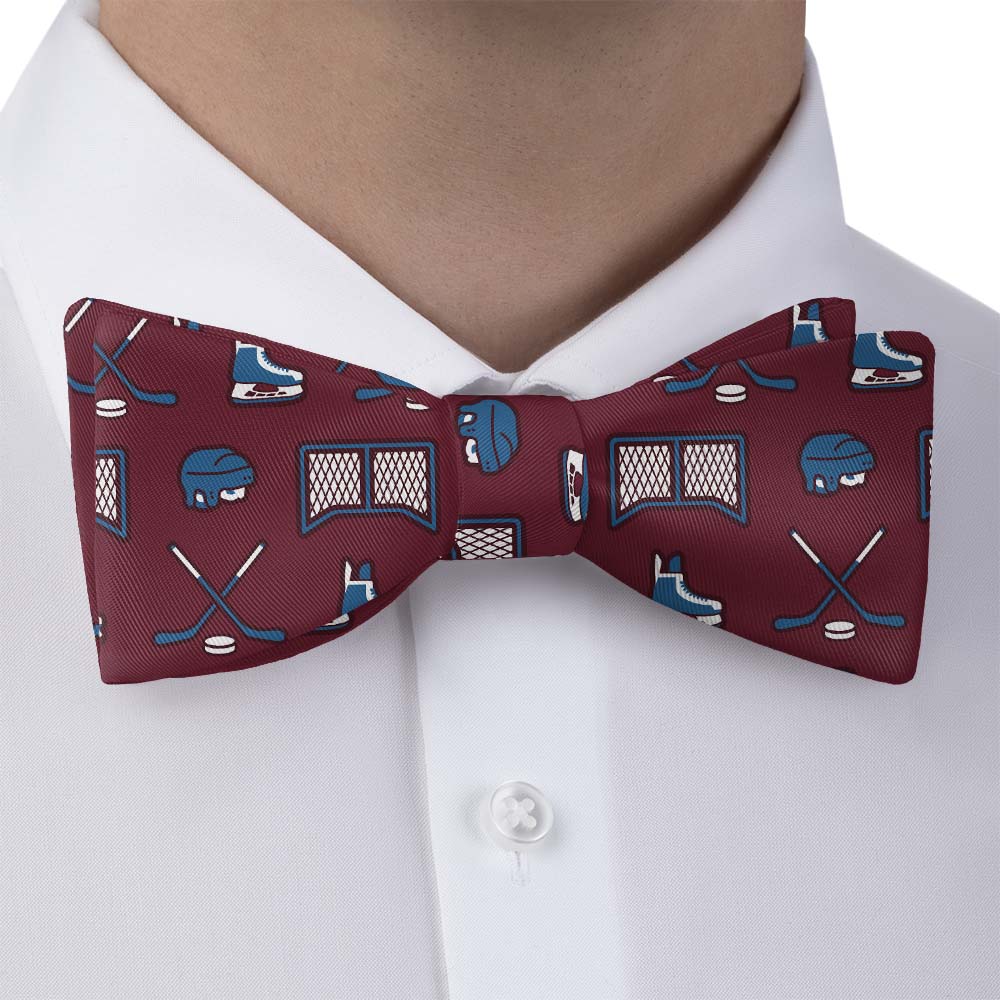 Hat Trick Hockey Bow Tie - Bow Tie with Dress Shirt - Knotty Tie Co.