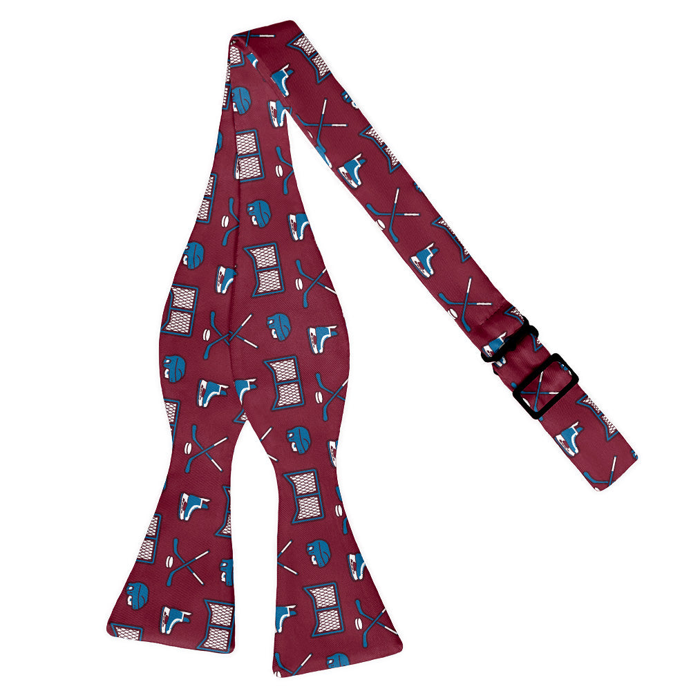 Hat Trick Hockey Bow Tie - Self Tie Flat - Knotty Tie Co.