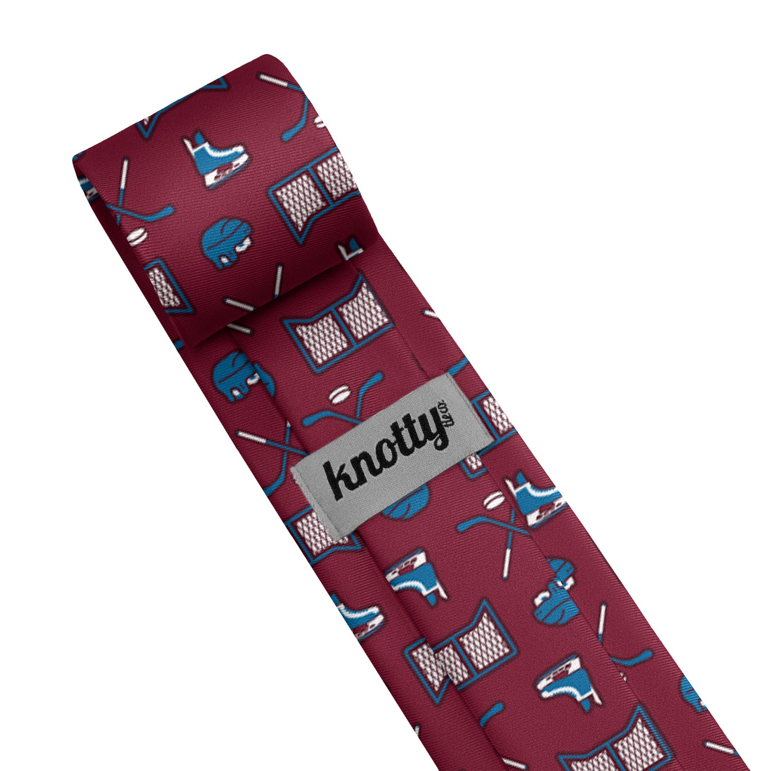 Hat Trick Hockey Necktie 3 Tag - Knotty Tie Co.