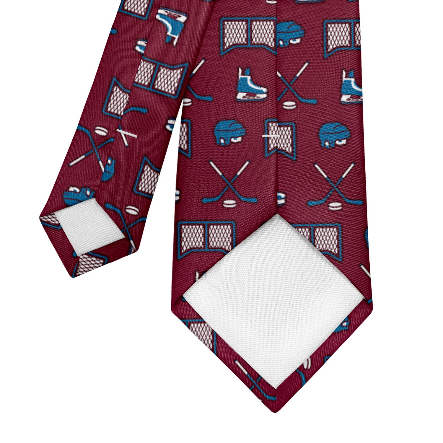 Hat Trick Hockey Necktie 4 Tipping - Knotty Tie Co.